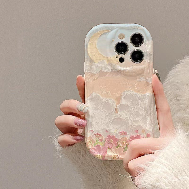 Cloud Flower Sea For Phone Case Creative Niche Girl Protective Case