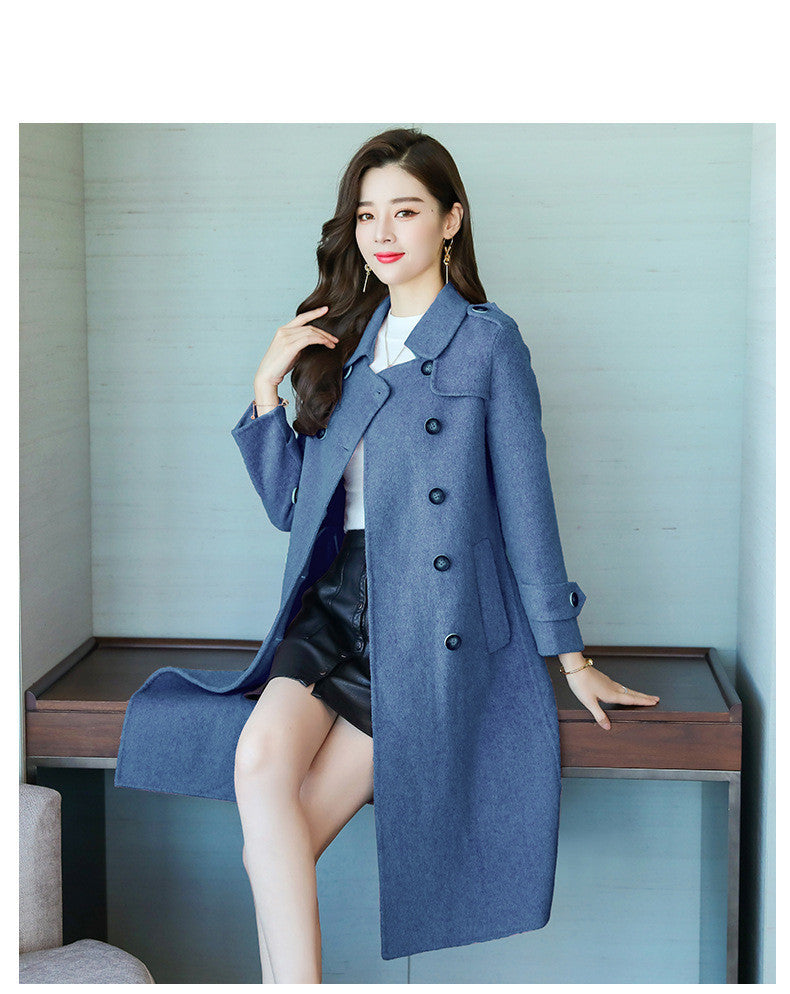 Women's woolen coat