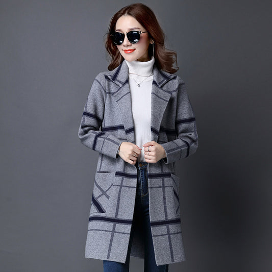 Loose sweater coat