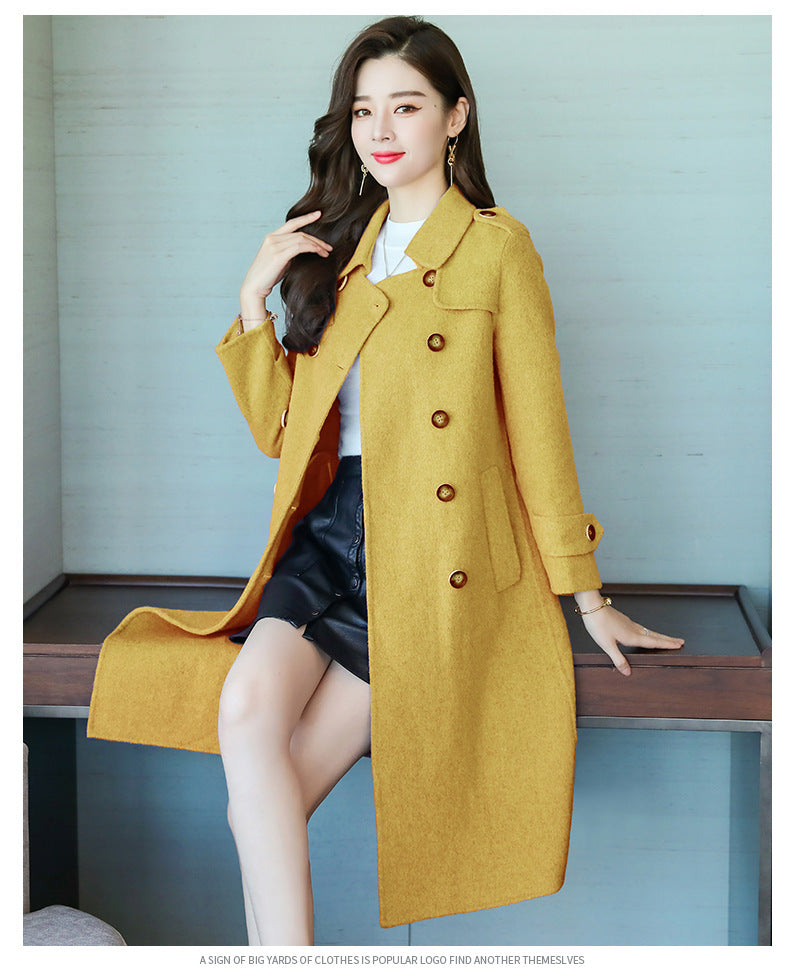 Women's woolen coat