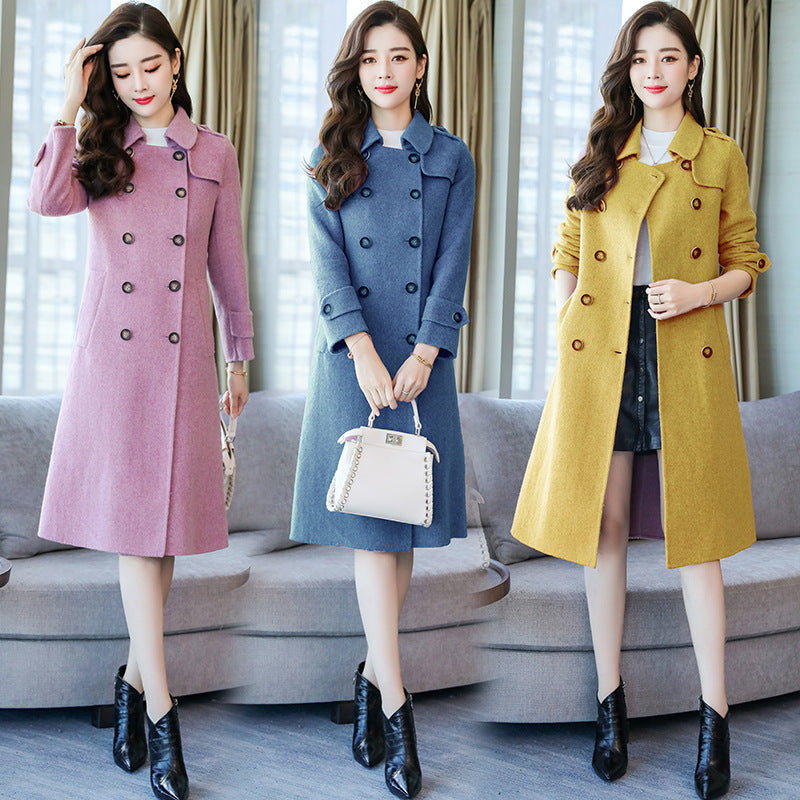 Women's woolen coat