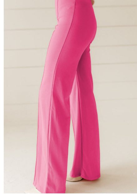 Sachet High Waist Central Seam Flared Pants